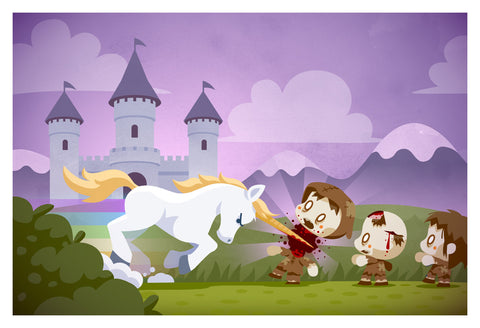 Unicorn Zombie Slaughter (13x19)