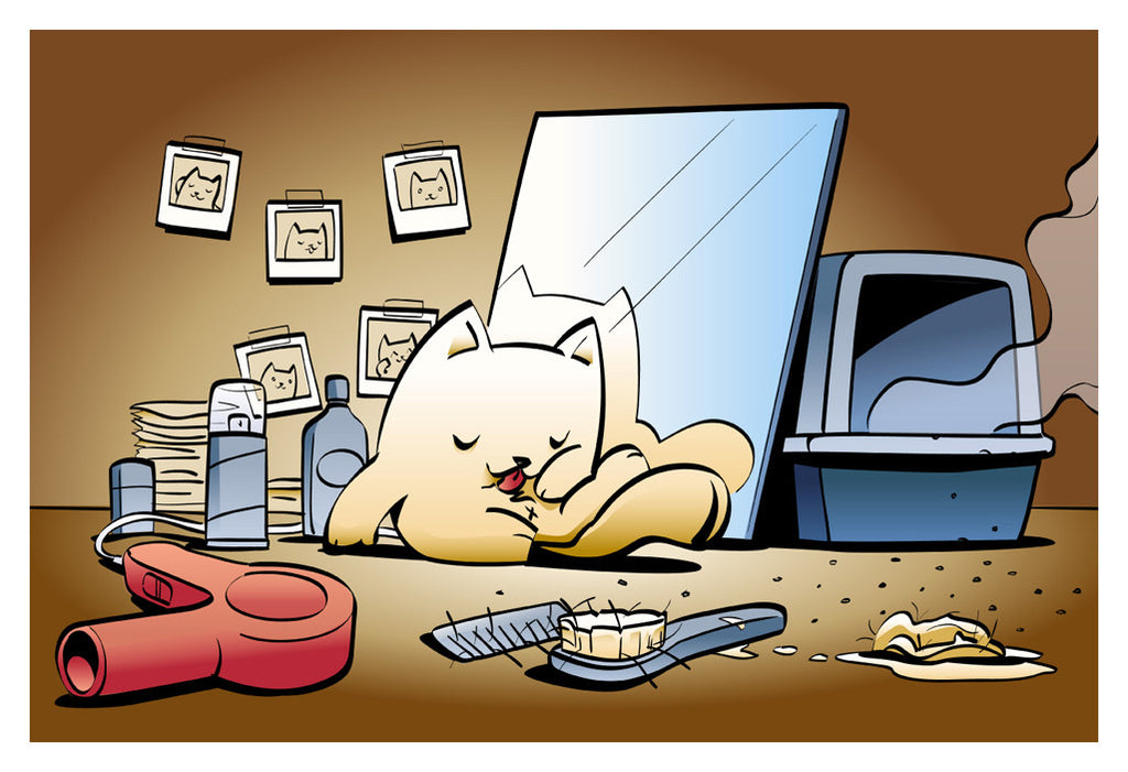 Cat Cleaner (13x19)