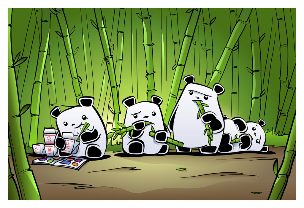 Panda Takeout (13x19)