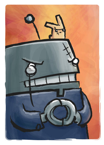Robot Portrait (5x7)