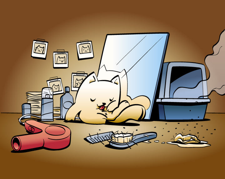 Cat Cleaner (8x10)