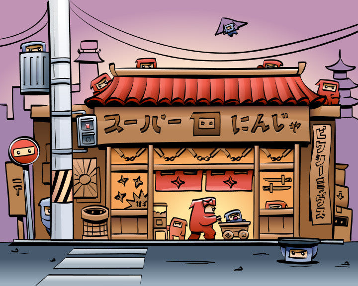 Ninjatown (8x10)