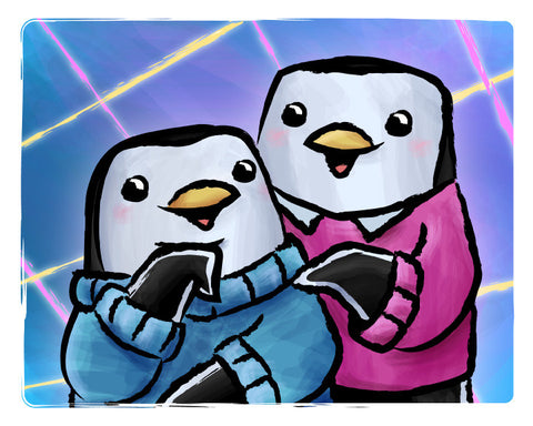 Penguins Portrait (8x10)