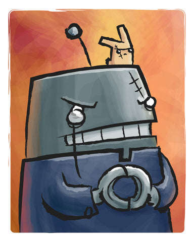 Robot Portrait (8x10)