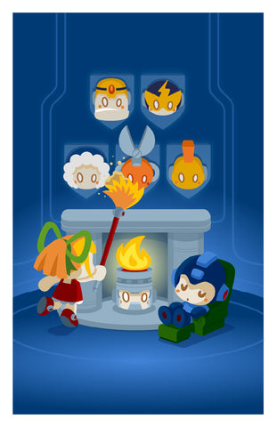 Megaman Trophies (11x17)